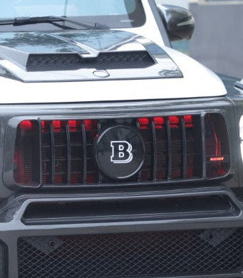 Mercedes Benz G-Class G63 AMG G550 W463A W464 2019 2020 2021 2022 2023 2024 with Aftermarket Parts - BRBS B900 Style Grill Backlid LEDs ABS from DuPont Tech