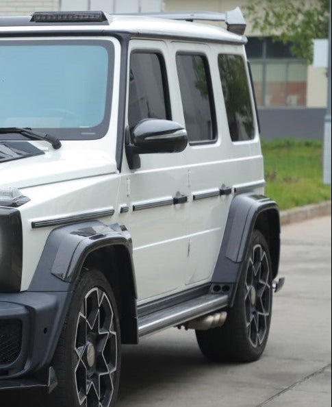 Mercedes Benz G-Class G63 AMG G550 W463A W464 2019 2020 2021 2022 2023 2024 with Aftermarket Parts - BRBS B800 Style Wheel Arches PP Polypropylene from DuPont Tech