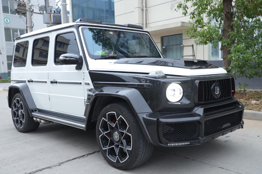 Mercedes Benz G-Class G63 AMG G550 W463A W464 2019 2020 2021 2022 2023 2024 with Aftermarket Parts - BRBS B800 Style Widebody Wheel Arches Fender Flares Dry Pre-preg Carbon Fiber from DuPont Tech