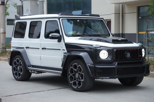 Mercedes Benz G-Class G63 AMG G550 W463A W464 2019 2020 2021 2022 2023 2024 with Aftermarket Parts - BRBS B800 Style Widebody Wheel Arches Fender Flares Dry Pre-preg Carbon Fiber from DuPont Tech