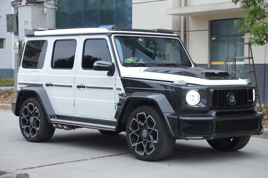 Mercedes Benz G-Class G63 AMG G550 W463A W464 2019 2020 2021 2022 2023 2024 with Aftermarket Parts - BRBS B800 Style Front Bumper Dry Pre-preg Carbon Fiber from DuPont Tech