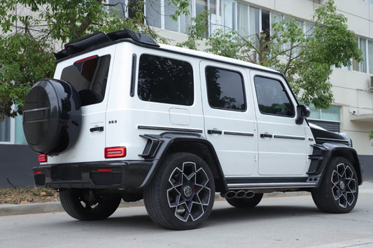 Mercedes Benz G-Class G63 AMG G550 W463A W464 2019 2020 2021 2022 2023 2024 with Aftermarket Parts - BRBS B900 Style Spare Tire Arch Dry Pre-preg Carbon Fiber from DuPont Tech