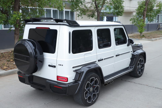 Mercedes Benz G-Class G63 AMG G550 W463A W464 2019 2020 2021 2022 2023 2024 with Aftermarket Parts - BRBS B900 Style Spare Tire Arch Dry Pre-preg Carbon Fiber from DuPont Tech