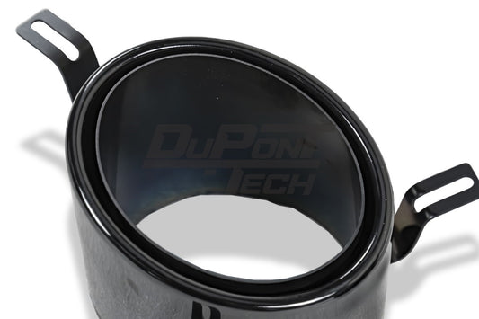  Porsche 911 991.2 Carrera 2017 2018 2019 with Aftermarket Parts - GT2RS Conversion Style Exhaust &amp; Tips Stainless Steel from DuPont Tech 