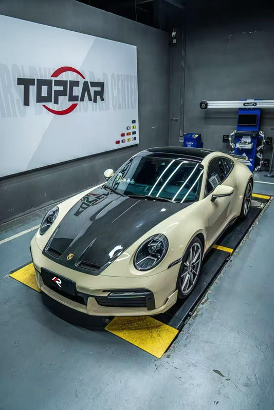 Porsche 911 992.1 Carerra Base/S/T/4/4S/GTS 2020 2021 2022 20223 2024 & 911 992.2 Carerra Base/S/T/4/4S/GTS 2025-ON GT2RS Full Conversion Kit PP Polypropylene / Dry Pre-preg Carbon Fiber from Dupont Tech