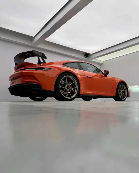 Porsche 911 992.1 Carerra Base/S/T/4/4S/Targa 4/Targa 4S/GTS 2020 2021 2022 2023 2024 & 911 992.2 Carerra Base/S/T/4/4S/Targa 4/Targa 4S/GTS 2025-ON with Aftermarket Parts - GT3 Conversion Style Side Skirts Dry Pre-preg Carbon Fiber from Dupont Tech