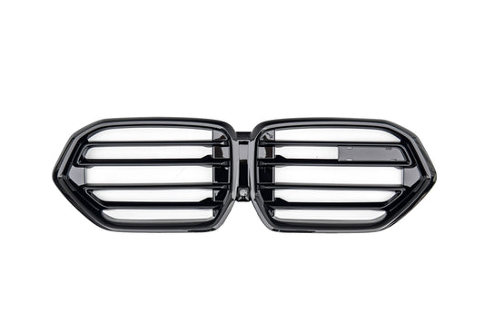BMW X5 M60i s/x Drive 40i xDrive 50e G05 LCI 2024-ON with Aftermarket Parts - X5M Conversion Upgrade Style Front Kidney Grill ABS from DuPont Tech