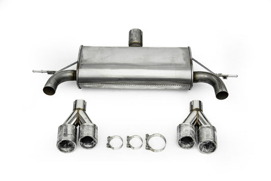BMW X6 M50d xDrive50i s/xDrive35i xDrive40d xDrive30d F16 (Both Fits Pre-LCI & LCI) 2015 2016 2017 2018 2019 with Aftermarket Parts - X6M Style Exhaust Tips Stainless Steel from DuPont Tech