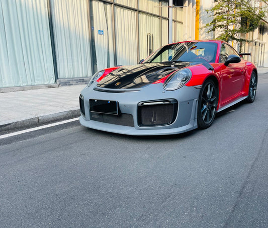 Porsche 991.1 Carrera Base/S/T/4/4S/Targa 4/ Targa 4S/GTS/GT3/GT3RS/Turbo/Turbo S/GT3/GT3RS 2012 2013 2014 2015 2016 & 991.2 Carrera Base/S/T/4/4S/Targa 4/ Targa 4S/GTS/GT3/GT3RS/Turbo/Turbo S 2017 2018 2019 with Aftermarket Parts - Front Fenders Dry Pre-preg Carbon Fiber from Dupont Tech