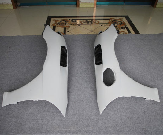 Porsche 718 982 Cayman Boxster (Base / T / S / GTS / GT4 / Spyder) 2017 2018 2019 2020 2021 2022 2023 2024 2025 with Aftermarket Parts - GT4RS Conversion Style Front Fenders Carbon Fiber from Dupont Tech