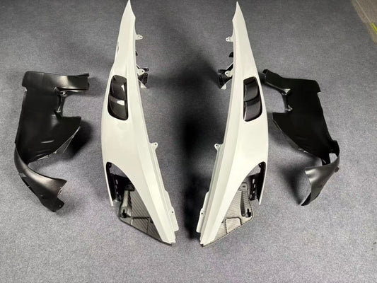 Dupont Tech RS Style Front Fenders for Porsche 718 982 2017-2025 PP Polypropylene/Dry Pre-preg Carbon Fiber
