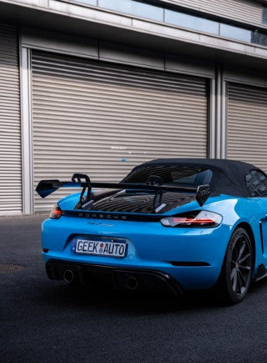 Porsche 718 982 Cayman (Base / T / S / GTS) 2017 2018 2019 2020 2021 2022 2023 2024 2025&nbsp;with Aftermarket Parts - GT4RS Full Conversion Kit PP Polypropylene / Dry Pre-preg Carbon Fiber from Dupont Tech