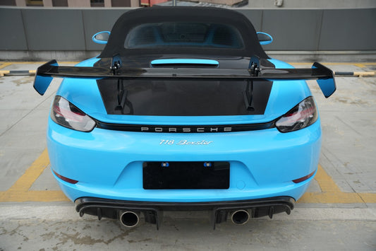 Porsche 718 982 Cayman (Base / T / S / GTS) 2017 2018 2019 2020 2021 2022 2023 2024 2025&nbsp;with Aftermarket Parts - GT4RS Full Conversion Kit PP Polypropylene / Dry Pre-preg Carbon Fiber from Dupont Tech