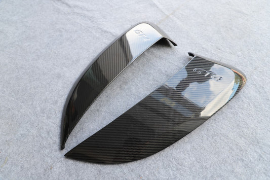Porsche 718 982 Cayman & Boxster (Base / T / S / GTS / GT4 / Spyder) 2017-ON with Aftermarket Parts - GT4 Style Side Vents Dry Pre-preg Carbon Fiber from Dupont Tech