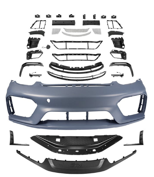 Dupont Tech GT4 Full Conversion Kit for Porsche 981 Cayman 2012-2016 PP Polypropylene / Carbon Fiber
