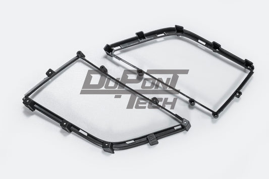 Dupont Tech GT4 Conversion Style Front Bumper & Trims for Porsche 987.1 987.2 2005-2012 Cayman & Boxster PP Polypropylene/Dry Carbon Fiber