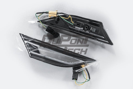 Dupont Tech GT4 Conversion Style Front Bumper & Trims for Porsche 987.1 987.2 2005-2012 Cayman & Boxster PP Polypropylene/Dry Carbon Fiber