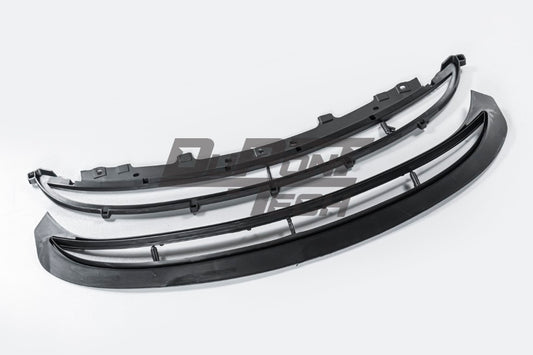Dupont Tech GT4 Conversion Style Front Bumper & Trims for Porsche 987.1 987.2 2005-2012 Cayman & Boxster PP Polypropylene/Dry Carbon Fiber