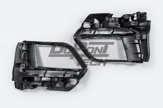 Porsche 987.1 987.2 Cayman & Boxster (all models, including Base / S / R) 2005 2006 2007 2008 2009 2010 2011 2012 with Aftermarket Parts – GT4RS Conversion Style Front Bumper & Trims PP Polypropylene / Dry Pre-preg Carbon Fiber from Dupont Tech