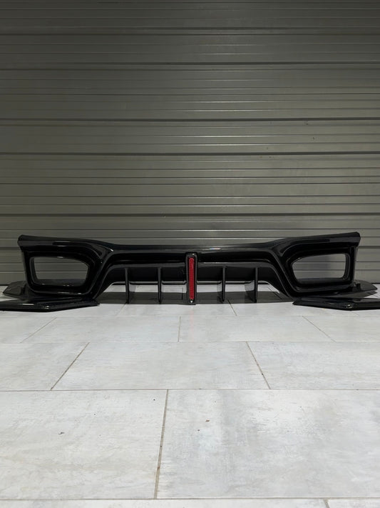 Robot Craftsman "Godzilla" Rear Bumper & Diffuser for Nissan GTR  R35 PP Polypropylene FRP Carbon Fiber