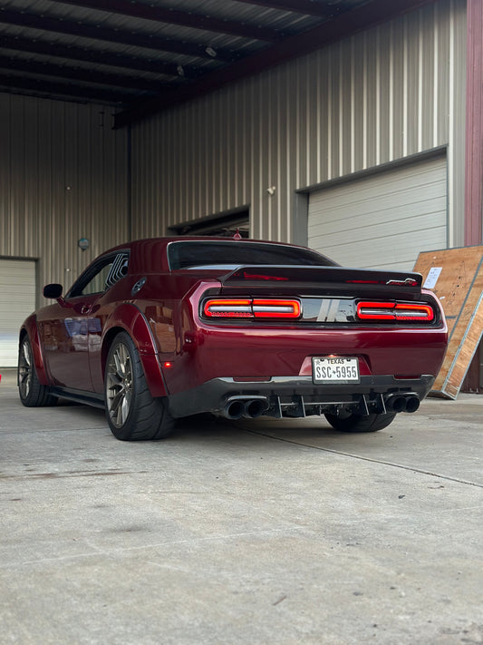 CMST Tuning Rear Duck Bill Tail Spoiler for Challenger Hellcat Redeye Scat Pack 392 Sedan Carbon Fiber/FRP