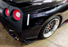 Your Nissan GTR R35 CBA DBA 2008 2009 2010 2011 2012 2013 2014 2015 2016 with Aftermarket Parts - J Style Rear Bumper Extension Carbon Fiber / FRP from EPR USA