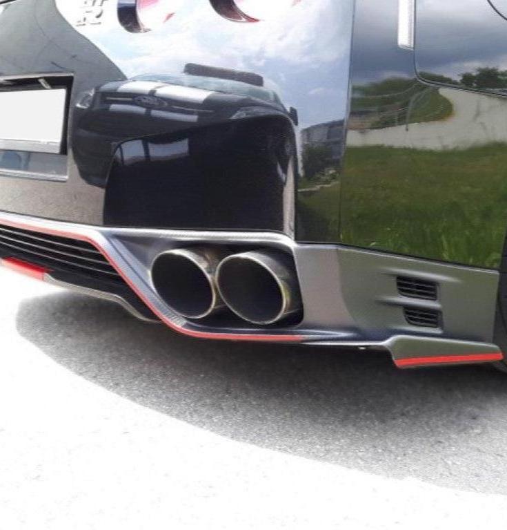 Nissan GTR R35 CBA DBA Aftermarket Parts EPR USA Rear Bumper Extension ...
