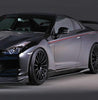 Nissan GTR R35 CBA DBA 2008 2009 2010 2011 2012 2013 2014 2015 2016 with Aftermarket Parts - VRS Style Side Skirts Carbon Fiber / FRP from EPR USA