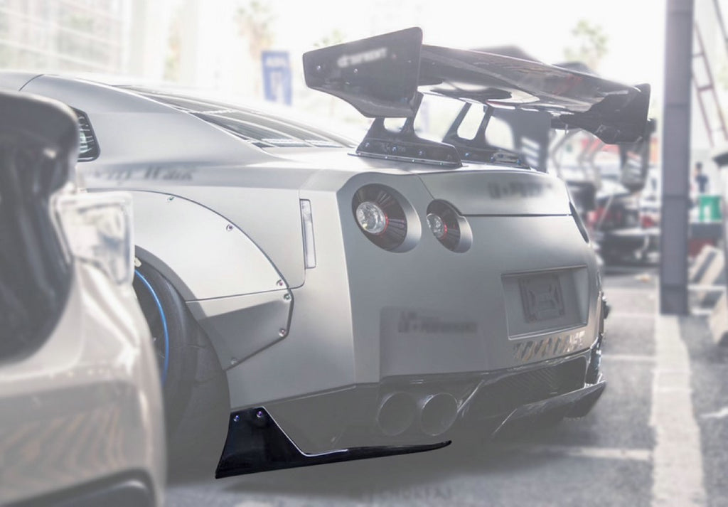 Nissan GTR R35 CBA DBA Aftermarket Parts - EPR USA Rear Bumper Splitter ...