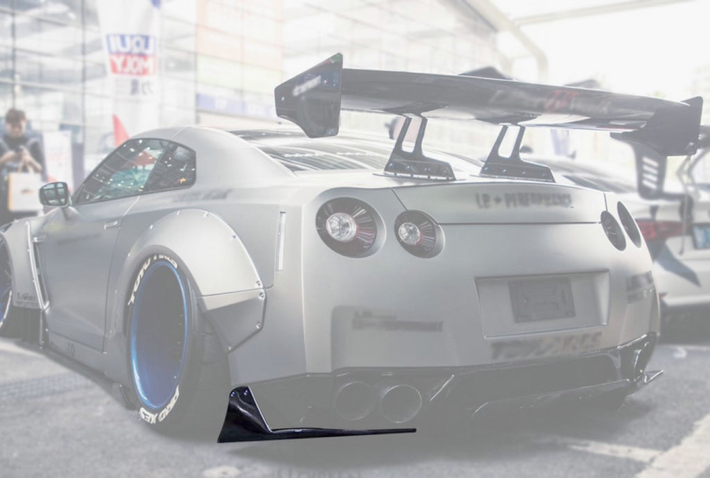 Nissan GTR R35 CBA DBA Aftermarket Parts - EPR USA Rear Bumper Splitter ...