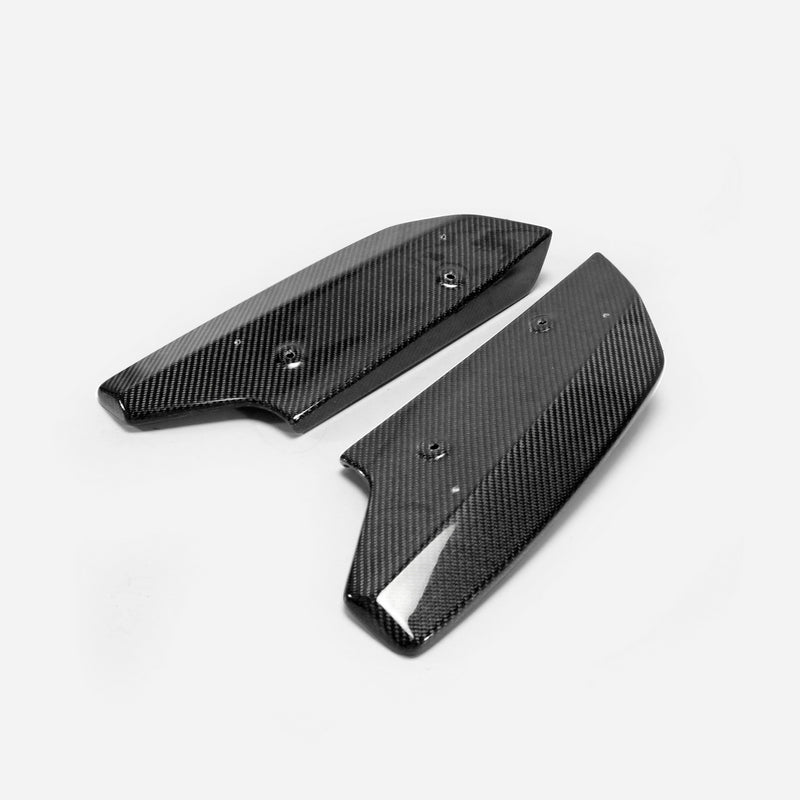 Nissan GTR R35 CBA DBA 2008 2009 2010 2011 2012 2013 2014 2015 2016 with Aftermarket Parts - VRS Style Rear Lip Splitter Fin Carbon Fiber / FRP from EPR USA