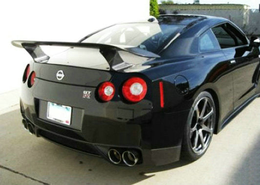 Nissan GTR R35 CBA DBA EBA 2008 2009 2010 2011 2012 2013 2014 2015 2016 2017 2018 2019 2020 2021 2022 2023 2024 with Aftermarket Parts - Rear Spoiler Carbon Fiber / FRP from EPR USA