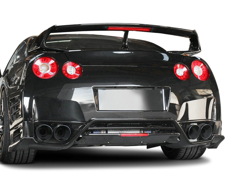 Nissan GTR R35 DBA 2012 2013 2014 2015 2016 with Aftermarket Parts - OE Style Rear Under Brake Light ABS from EPR USA