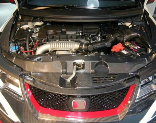 Honda Civic Type R FK2 2012 2013 2014 2015 with Aftermarket Parts - Cooling Panel Carbon Fiber from EPR USA