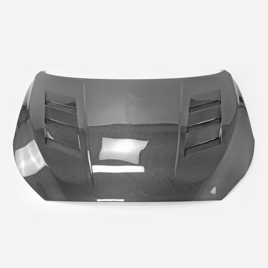 Hyundai Veloster 2nd Gen 2019 2020 2021 with Aftermarket Parts - EPA Hood Carbon Fiber from EPR USA