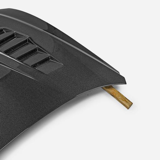 Hyundai Elantra Limited N-Line SE SEL Sport Facelift CN7 2024-ON with Aftermarket Parts - EPA V-Type Hood Carbon Fiber from EPR USA