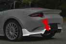 EPR USA ESQ Style Rear Diffuser for Mazda MX5 Miata Softtop RF Grand Touring Club Sport ND1 ND2 ND3 Carbon Fiber / FRP
