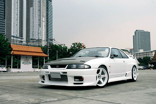 Nissan R33 Skyline GTST Series 1 1993 1994 1995 1996 with Aftermarket Parts - Front Bumper Carbon Fiber / FRP from EPR USA