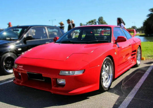 Toyota MR2 Base Turbo SW20 1991 1992 1993 with Aftermarket Parts - Front Bumper FRP from EPR USA