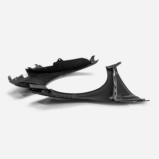 Fiat 500 Abarth 595 2012 2013 2014 2015 2016 2017 2018 2019 with Aftermarket Parts - Front Fender Carbon Fiber from EPR USA