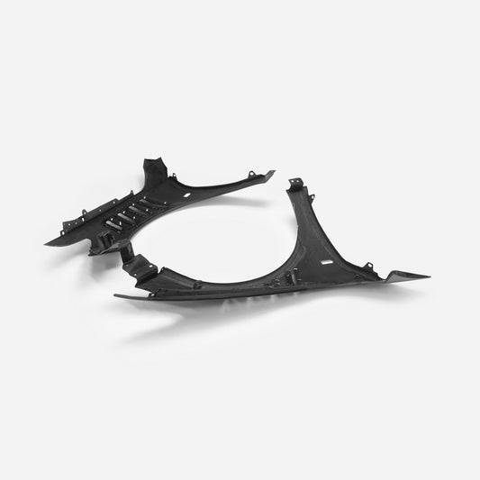 Honda Accord 10th 10.5th Gen 2018 2019 2020 2021 2022 with Aftermarket Parts - Front Fender Carbon Fiber / FRP from EPR USA