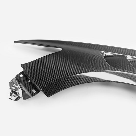 Honda Accord 10th 10.5th Gen 2018 2019 2020 2021 2022 with Aftermarket Parts - Front Fender Carbon Fiber / FRP from EPR USA