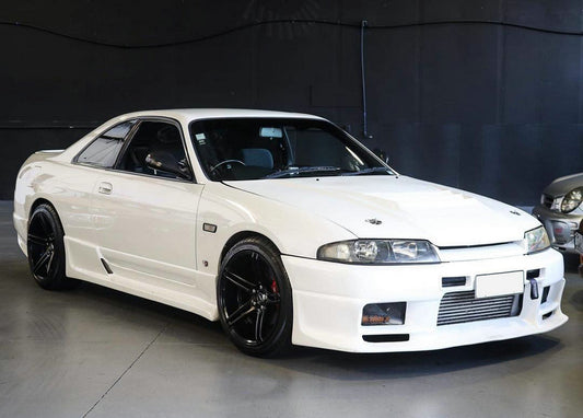 Nissan R33 Skyline GTST Series 1 1993 1994 1995 1996 with Aftermarket Parts - GTR Style Front Bumper Carbon Fiber / FRP from EPR USA
