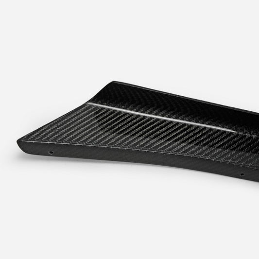 Honda Civic Type-R FK8 2017 2018 2019 2020 2021 with Aftermarket Parts - EPA Front Bumper Canard Carbon Fiber / FRP from EPR USA