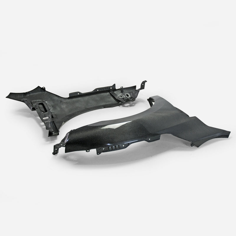 Honda Civic Type-R FK8 2017 2018 2019 2020 2021 with Aftermarket Parts - OEM Style Front Fender Carbon Fiber / FRP from EPR USA