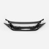 Honda Civic Type-R FK8 2017 2018 2019 2020 2021 with Aftermarket Parts - JS Style Front Grill & Front grill Emblem holder Carbon Fiber / FRP from EPR USA