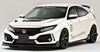 Honda Civic Type-R FK8 2017 2018 2019 2020 2021 with Aftermarket Parts - VRS Style Front Lip Carbon Fiber / FRP from EPR USA