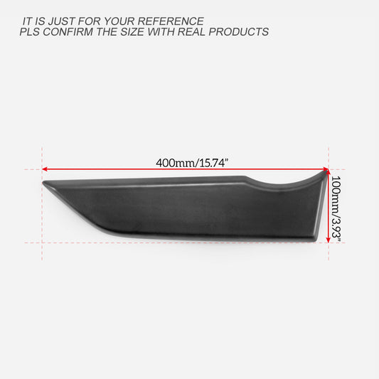 Honda Civic Type-R FK8 2017 2018 2019 2020 2021 with Aftermarket Parts - M Style Front bumper garnish ABS from EPR USA