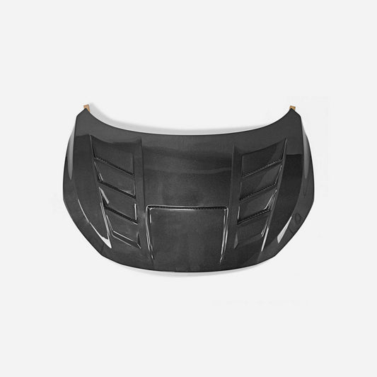 Honda Civic Type-R FK8 2017 2018 2019 2020 2021 with Aftermarket Parts - EPA1 Style Hood Carbon Fiber / FRP from EPR USA