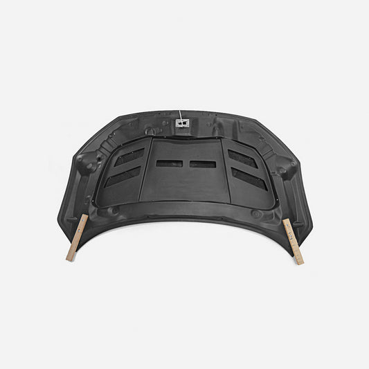 Honda Civic Type-R FK8 2017 2018 2019 2020 2021 with Aftermarket Parts - EPA1 Style Hood Carbon Fiber / FRP from EPR USA